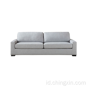 Sofa Modern Abu-abu Kain Sofa Set Ruang Tamu Furniture Sofa